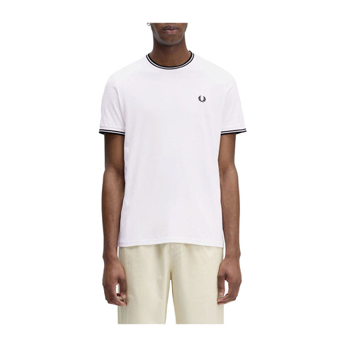 Fred Perry T-shirt T-shirt Uomo Twin Tipped doppia righe S - Francavilla Moda